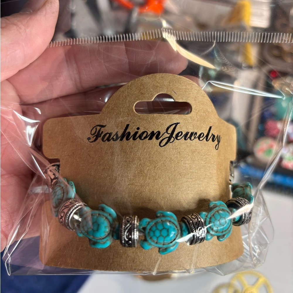Turquoise Turtle Bracelet